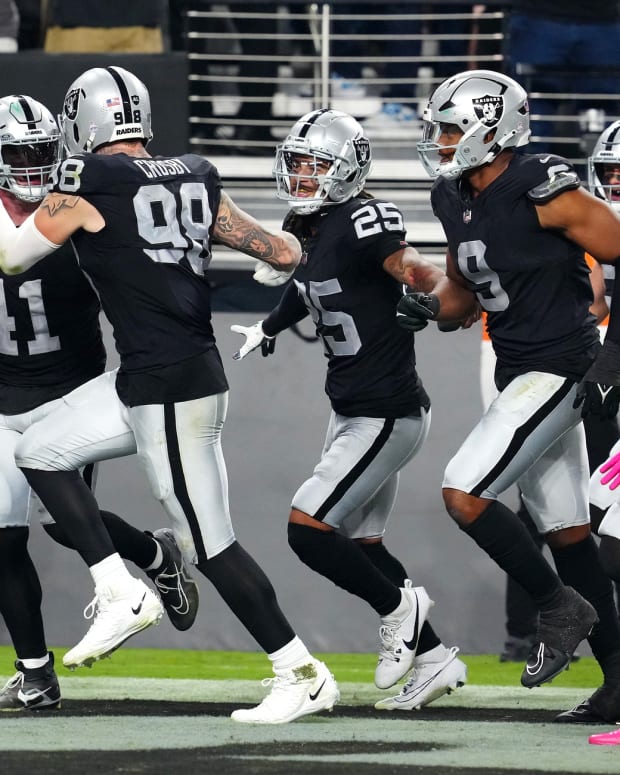 Celebrating Las Vegas Raiders